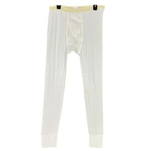 Vintage Hanes USA Made Thermal Underwear Pants Mens XL 42-44 Waffle Knit